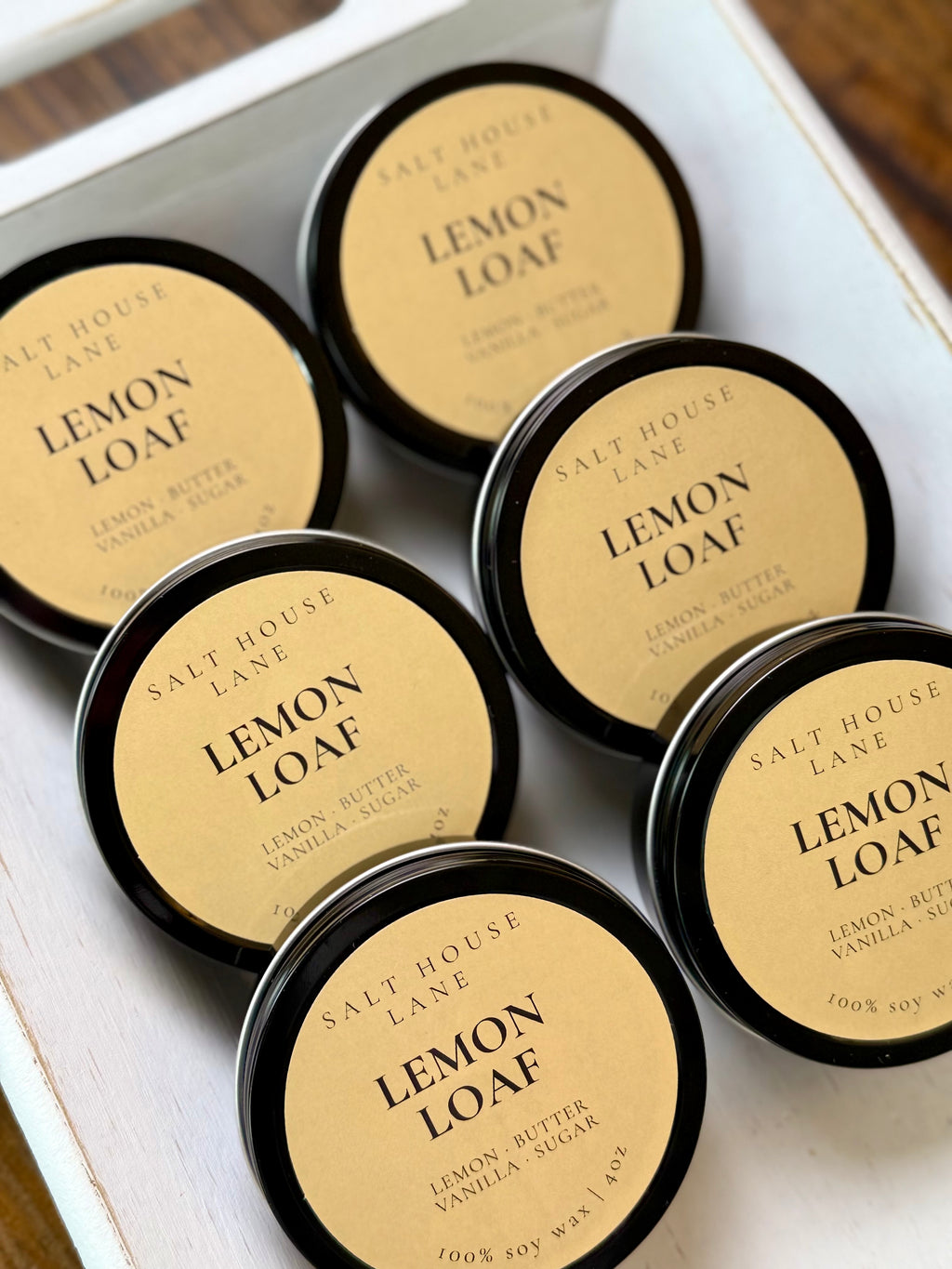 Lemon Loaf Soy Candle - 4oz Travel Tin