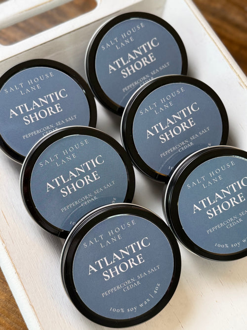 Atlantic Shore Soy Candle - 4oz Travel Tin