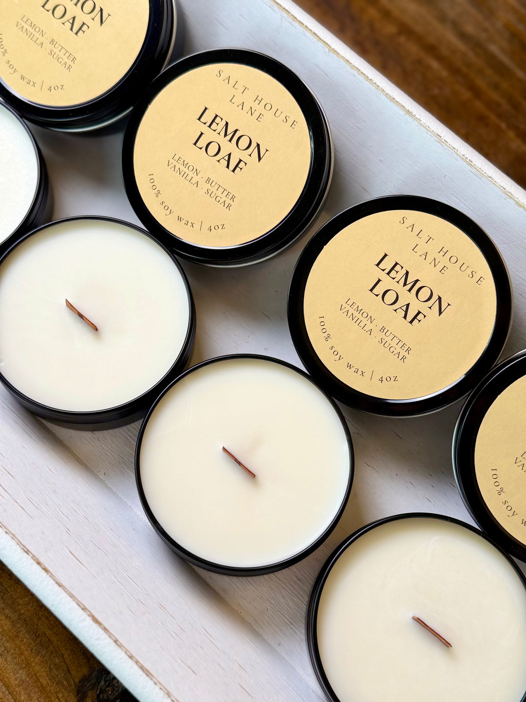 Lemon Loaf Soy Candle - 4oz Travel Tin
