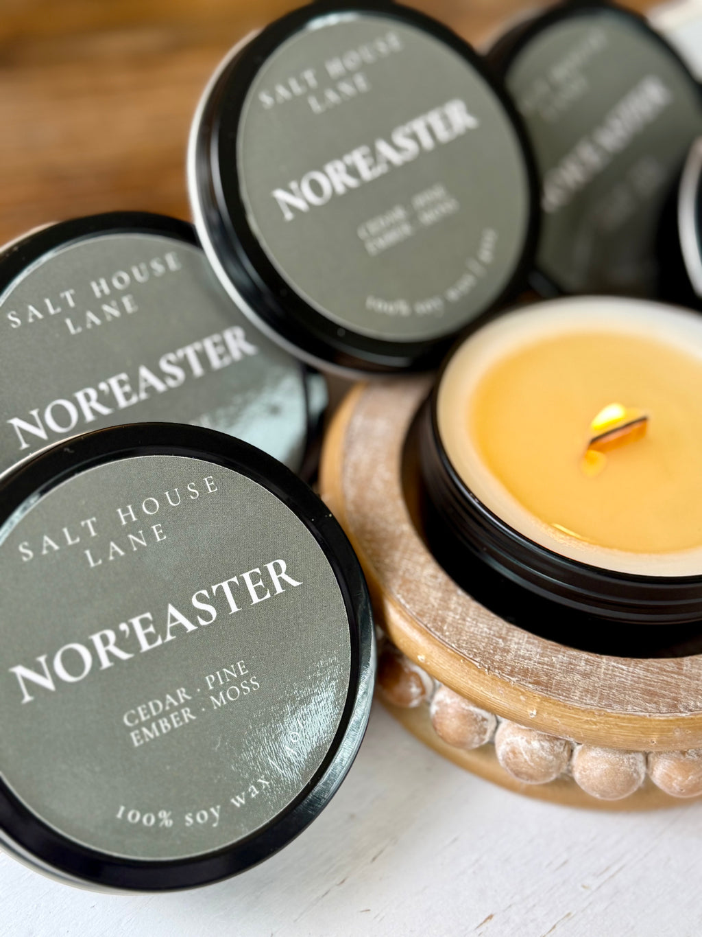 Nor'easter Soy Candle - 4oz Travel Tin