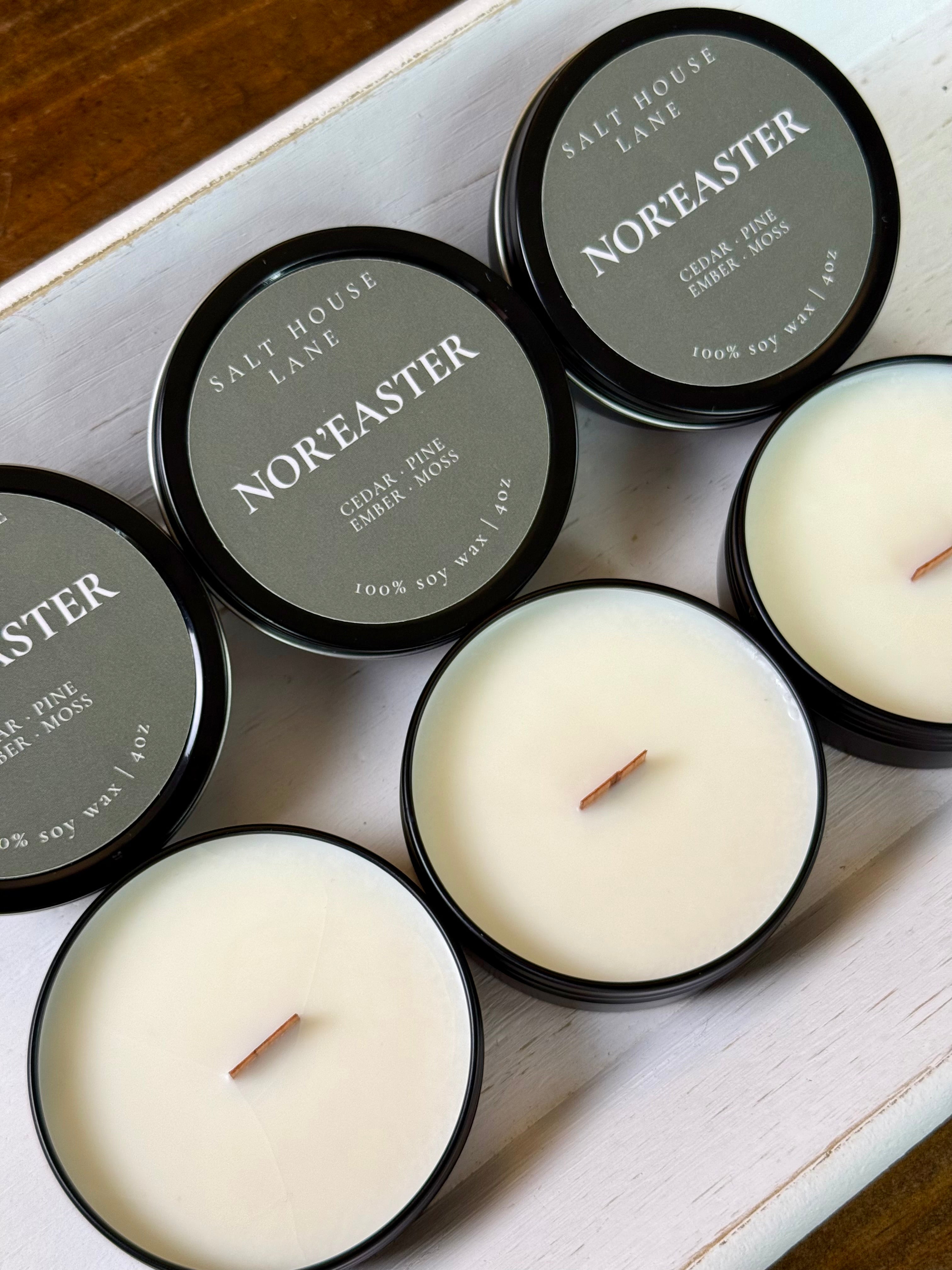 Nor'easter Soy Candle - 4oz Travel Tin