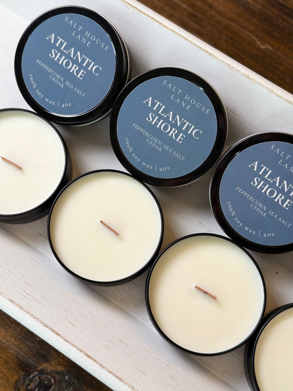 Atlantic Shore Soy Candle - 4oz Travel Tin